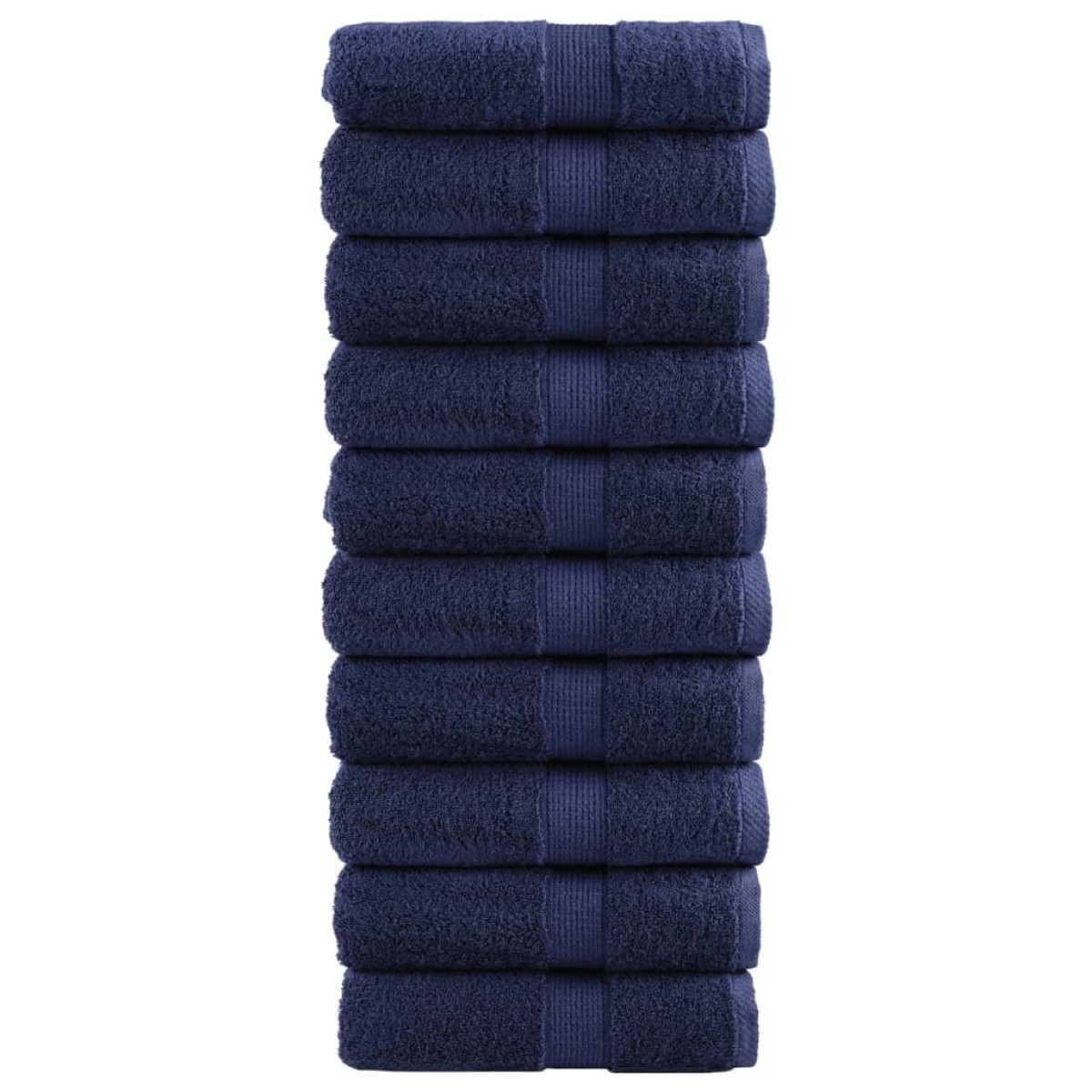 vidaXL Παντόφλες Premium SOLUND 10 τεμ. Μπλε Σκούρο Μπλε 30x30 εκ. 600 γρ./μ²