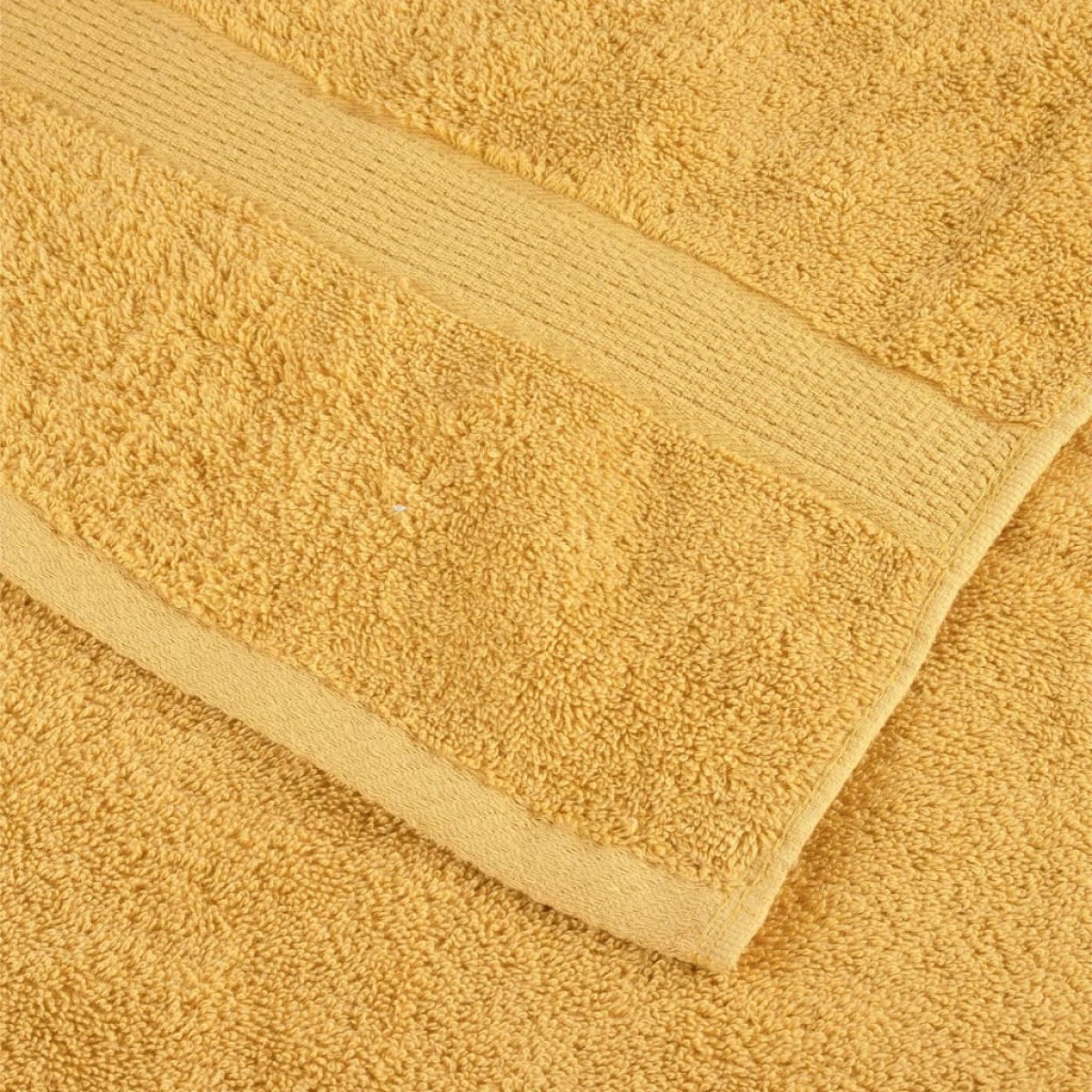 vidaXL Παντόφλες Premium SOLUND 2 τεμ. Χρυσές 30x30 εκ. 600 γρ./τ.μ.