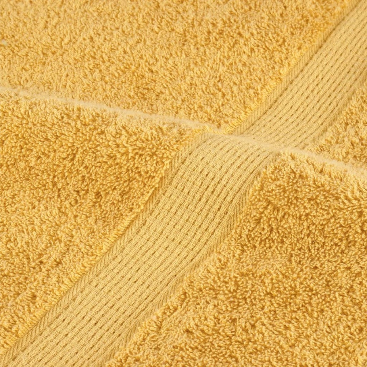 vidaXL Παντόφλες Premium SOLUND 4 τεμ. Χρυσές 30x30 εκ. 600 γρ./τ.μ.