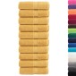 vidaXL Πετσέτες Ξενώνα Premium SOLUND 10 τεμ. Χρυσές 30x50 εκ. 600 γρ./τ.μ.