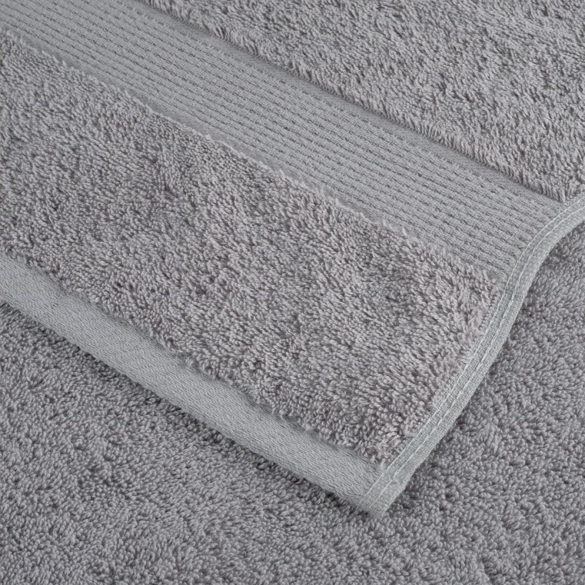 vidaXL Πετσέτες Μπάνιου Premium SOLUND 4 τεμ. Γκρι 100x150 εκ. 600 γρ./μ²