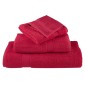vidaXL Πετσέτες Premium SOLUND 4 Τεμ. Κόκκινο 100x200 εκ. 600 γρ/μ²