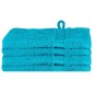 vidaXL Πετσέτα Επισκεπτών SOLUND 4 τμχ. Τυρκουάζ 15 x 21 cm 550 gsm