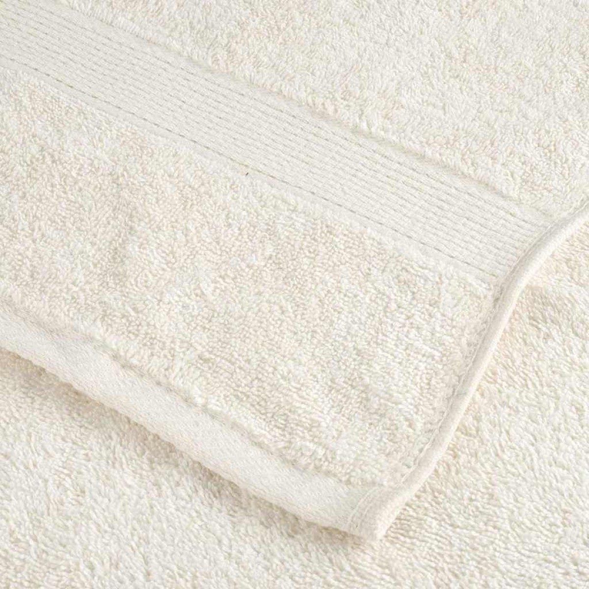 vidaXL Πετσέτα Επισκεπτών SOLUND 2 τμχ. Κρεμ 15 x 21 cm 550 gsm