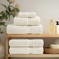 vidaXL Πετσέτες Μπάνιου Premium SOLUND 4 τεμ. Κρεμ 100x150 εκ. 600 γρ./μ²
