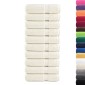 vidaXL Πετσέτες Μπάνιου Premium SOLUND 10 τεμ. Κρεμ 100x150 εκ. 600 γρ./μ²