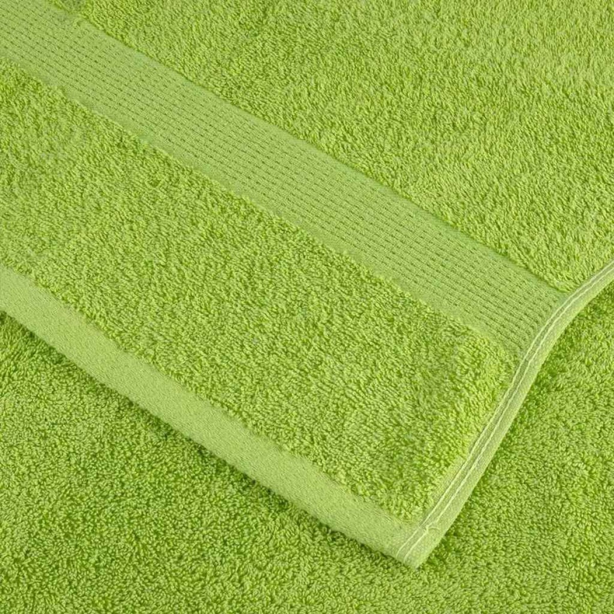 vidaXL Πετσέτα Επισκεπτών SOLUND 2 τμχ. Πράσινο 15 x 21 cm 550 gsm