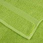 vidaXL Πετσέτα Επισκεπτών SOLUND 2 τμχ. Πράσινο 15 x 21 cm 550 gsm