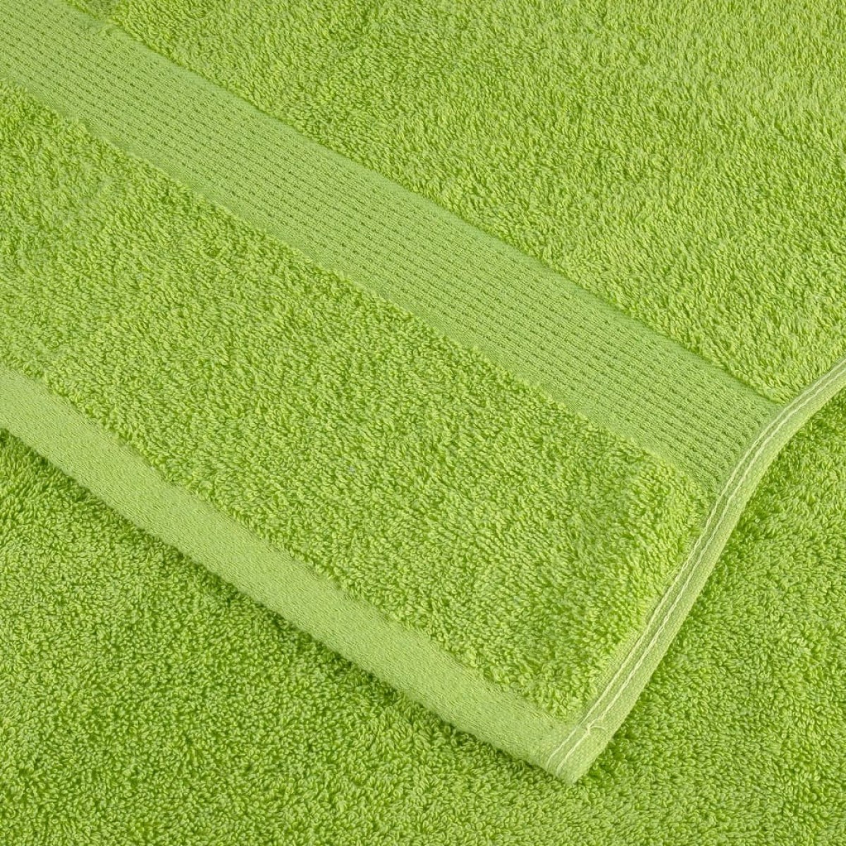 vidaXL Παντόφλες Premium SOLUND 2 τεμ. Πράσινο Μήλου 30x30 εκ. 600 γρ./τ.μ.