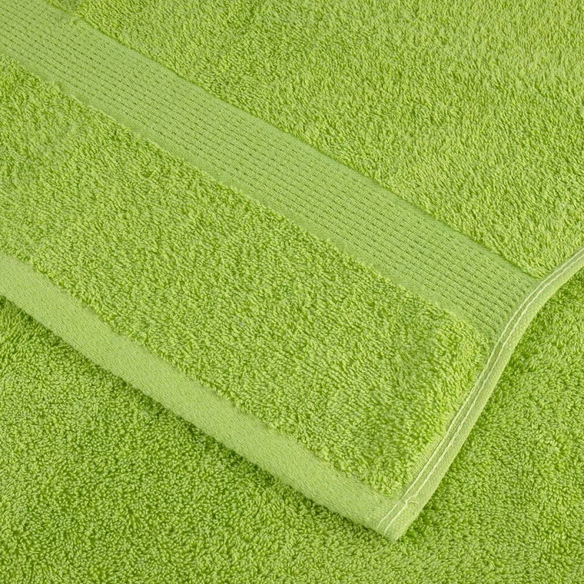 vidaXL Πετσέτες Ξενώνα Premium SOLUND 2 τεμ. Πράσινο Μήλου 30x50 εκ. 600 γρ./τ.μ.