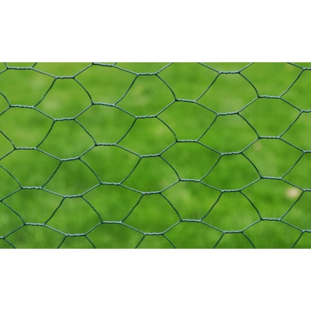 vidaXL Συρματόπλεγμα Κοτετσόσυρμα Πράσινο 25x0,75μ Γαλβανιζέ Επικ. PVC