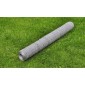 vidaXL Συρματόπλεγμα Κοτετσόσυρμα Ασημί 25 x 0,75 μ. Γαλβαν. Ατσάλι