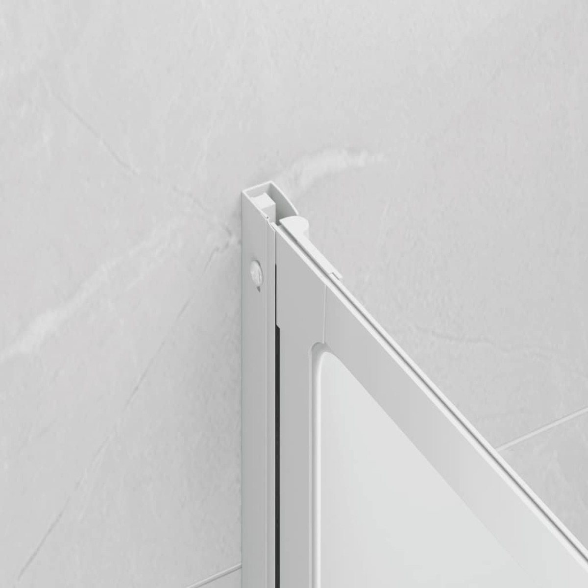 Διαχωριστικό μπανιέρας 117 x 120 cm 3 Πάνελ πτυσσόμενα
