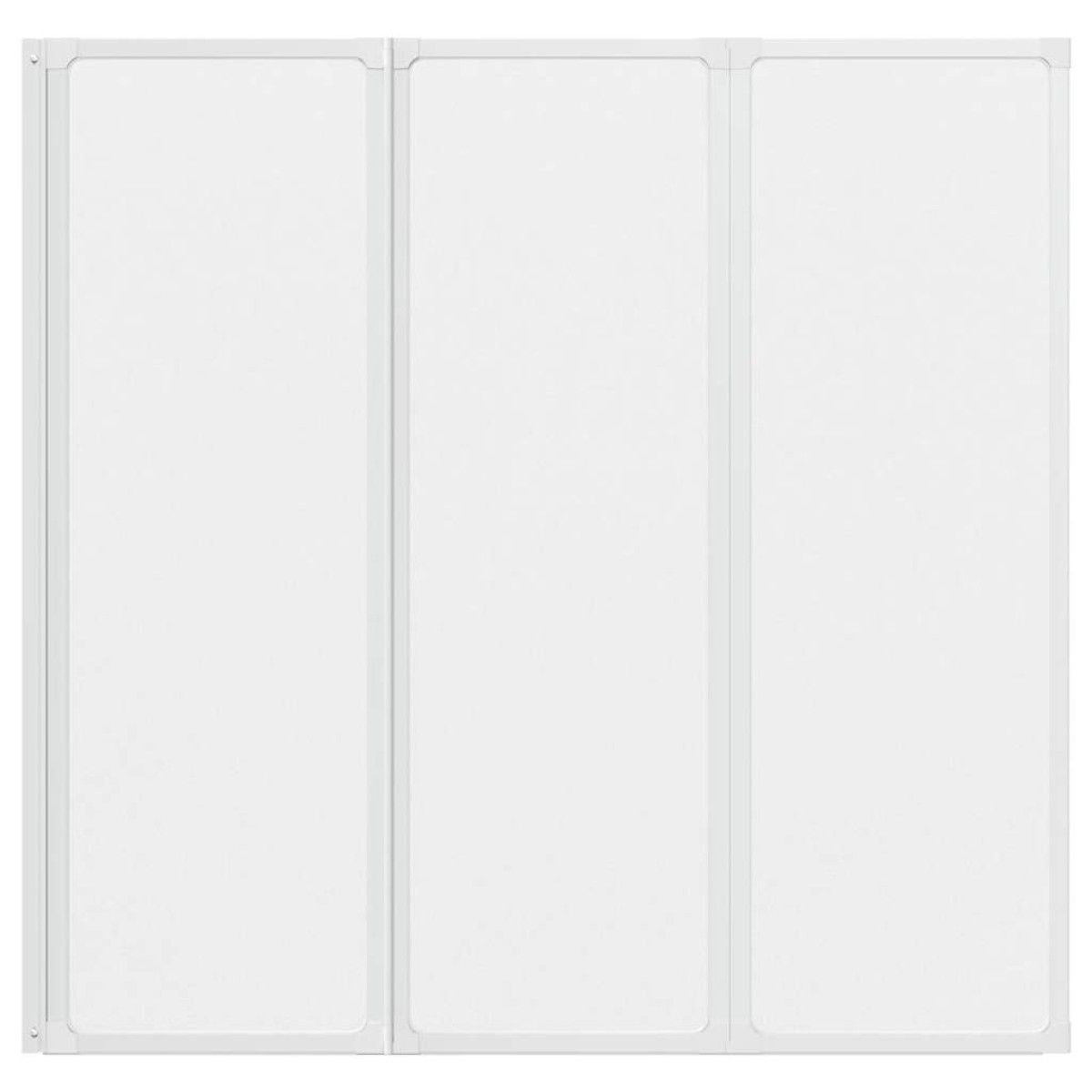 Διαχωριστικό μπανιέρας 117 x 120 cm 3 Πάνελ πτυσσόμενα