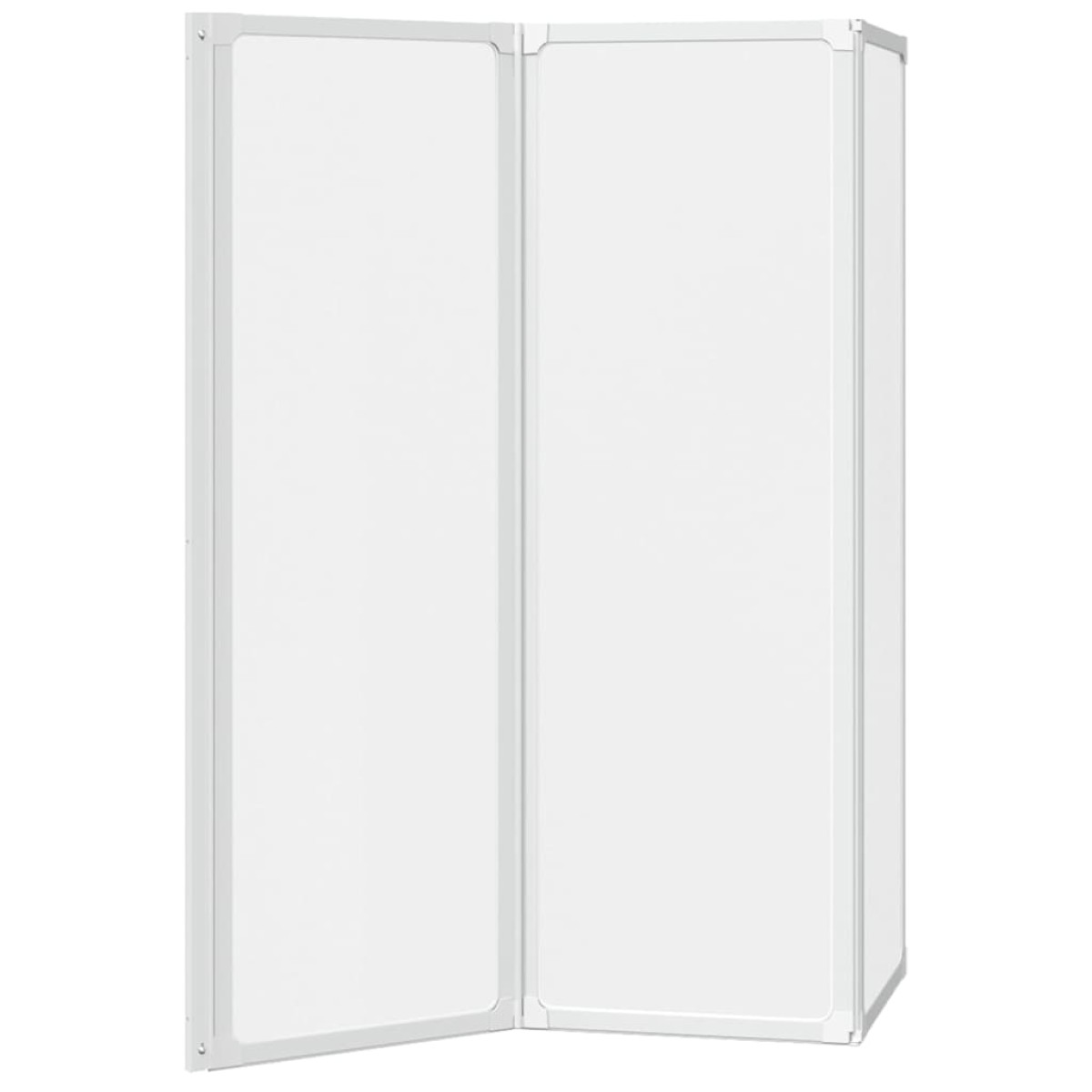 Διαχωριστικό μπανιέρας 117 x 120 cm 3 Πάνελ πτυσσόμενα