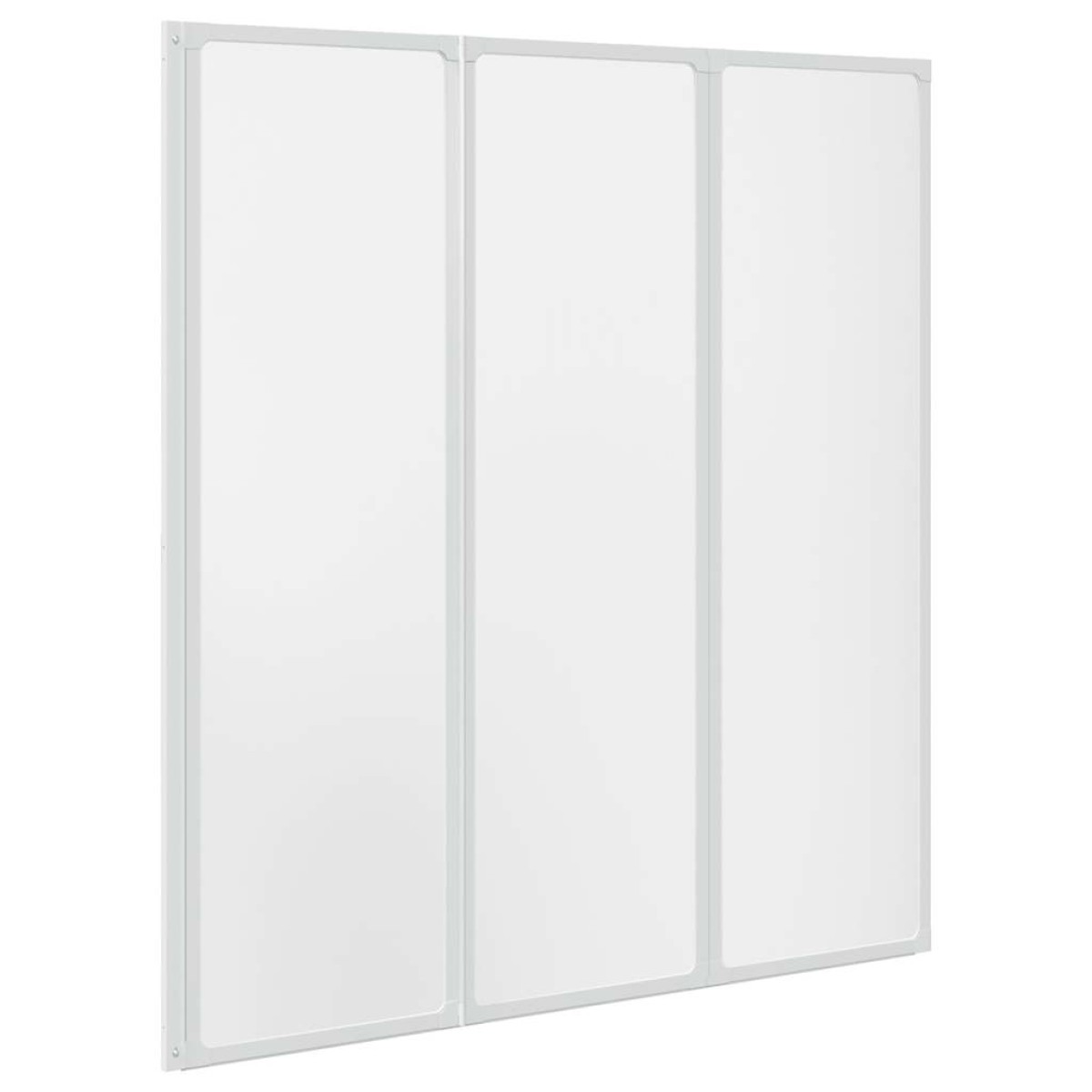Πτυσσόμενο Διαχωριστικό Μπανιέρας 141 x 132 cm 3 Πάνελ
