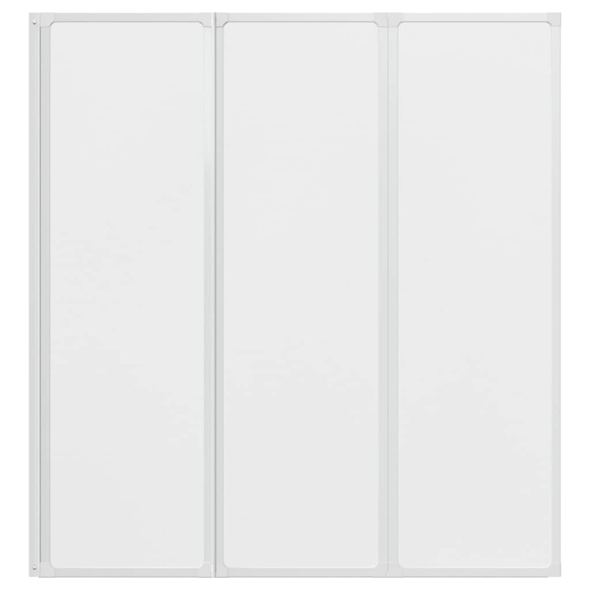 Πτυσσόμενο Διαχωριστικό Μπανιέρας 141 x 132 cm 3 Πάνελ