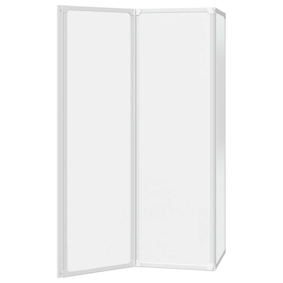 Πτυσσόμενο Διαχωριστικό Μπανιέρας 141 x 132 cm 3 Πάνελ