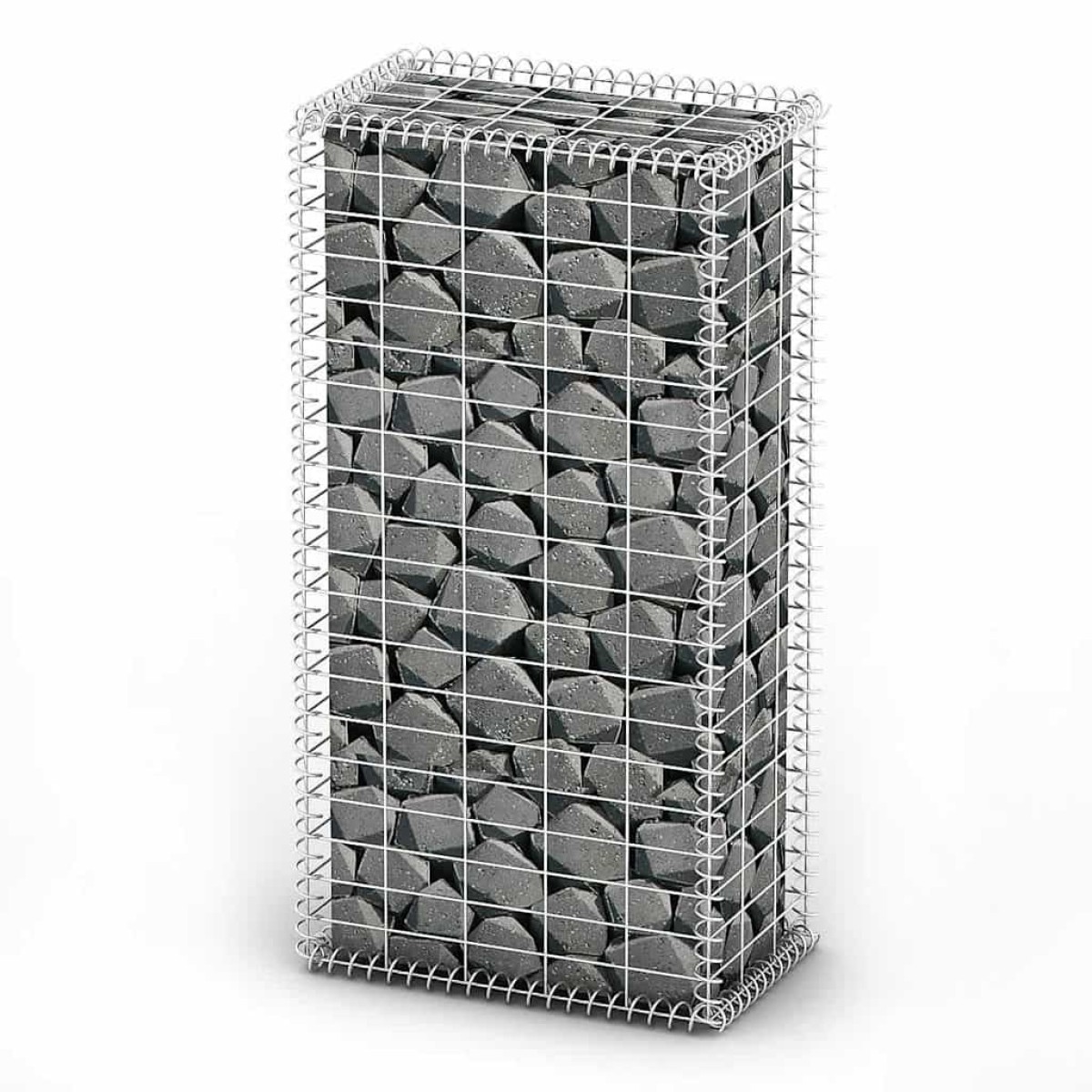 vidaXL Συρματοκιβώτιο 100 x 50 x 30 εκ. Γαλβανισμένο Σύρμα με Καπάκια
