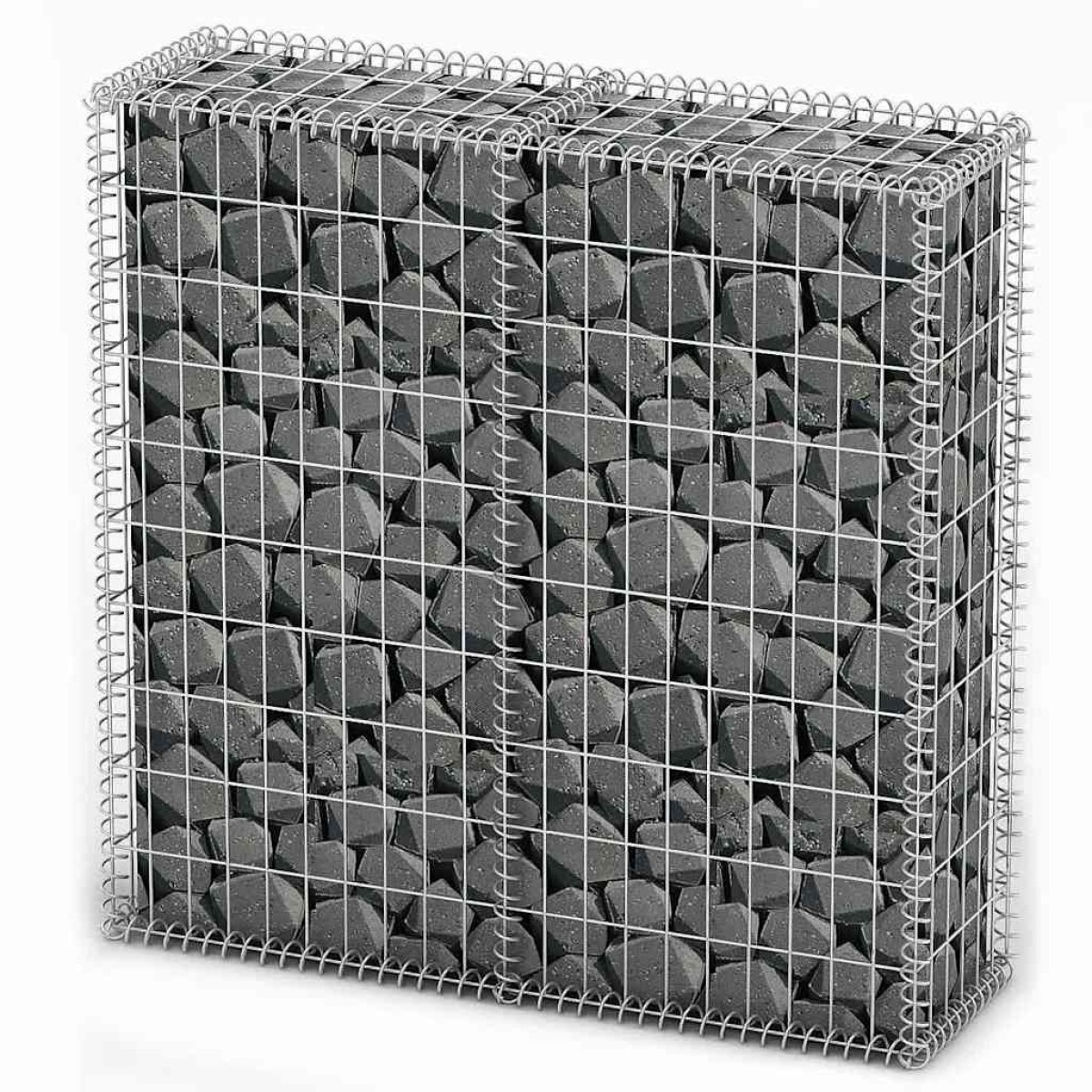 vidaXL Συρματοκιβώτιο 100 x 100 x 30 εκ. Γαλβανισμένο Σύρμα με Καπάκια