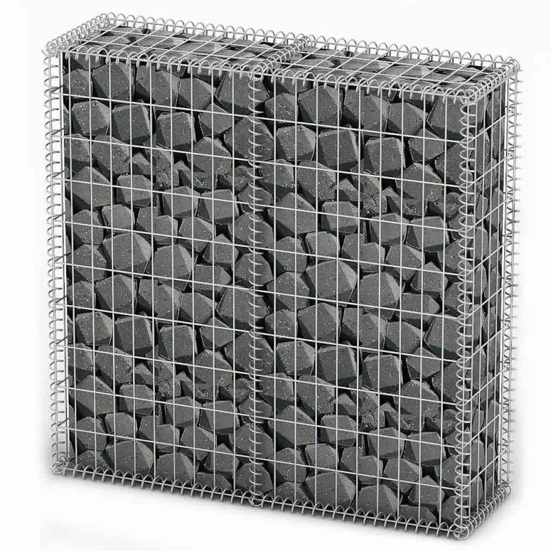 vidaXL Συρματοκιβώτιο 100 x 100 x 30 εκ. Γαλβανισμένο Σύρμα με Καπάκια
