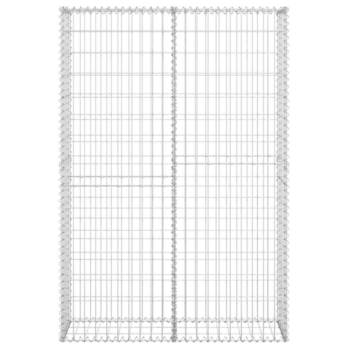 vidaXL Συρματοκιβώτιο με Καπάκια 150 x 100 x 30 εκ. Γαλβανισμένο Σύρμα
