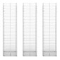 vidaXL Συρματοκιβώτια Σετ 3 τεμ. 25 x 25 x 100 εκ. Γαλβανισμένο Σύρμα