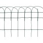 vidaXL Μπορντούρα Κήπου 25x0,4 μ. Σίδηρος με Ηλεκτρ/τική Βαφή Πούδρας