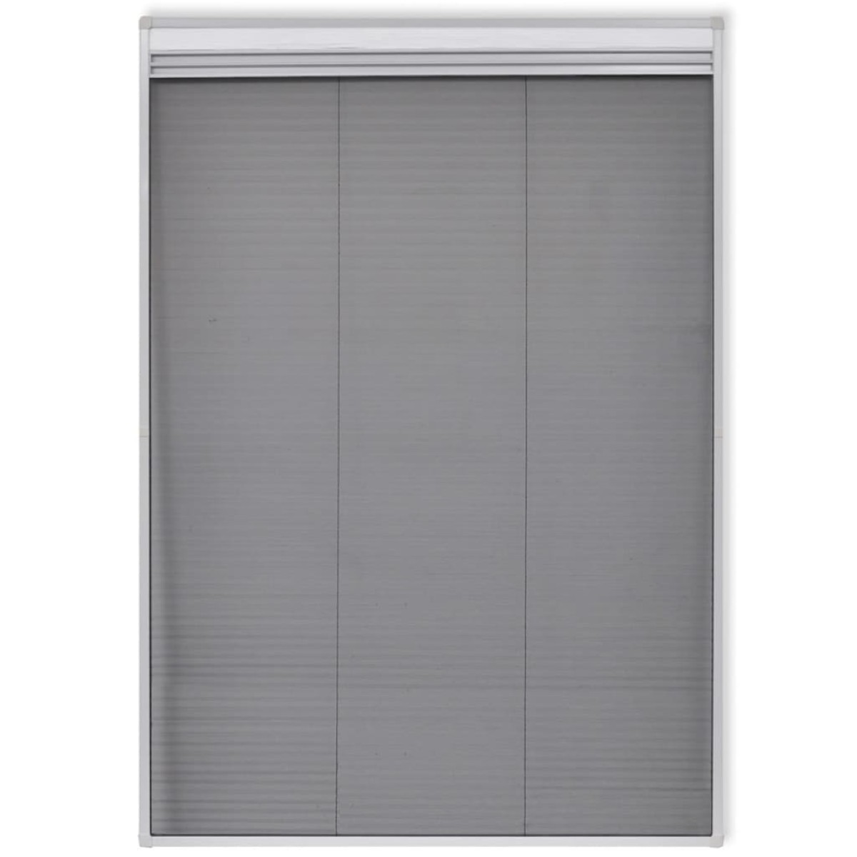 vidaXL Σήτα Παράθυρου Πλισέ 160 x 80 εκ. Αλουμινίου με Σκίαστρο