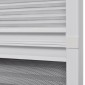vidaXL Σήτα Παράθυρου Πλισέ 160 x 80 εκ. Αλουμινίου με Σκίαστρο