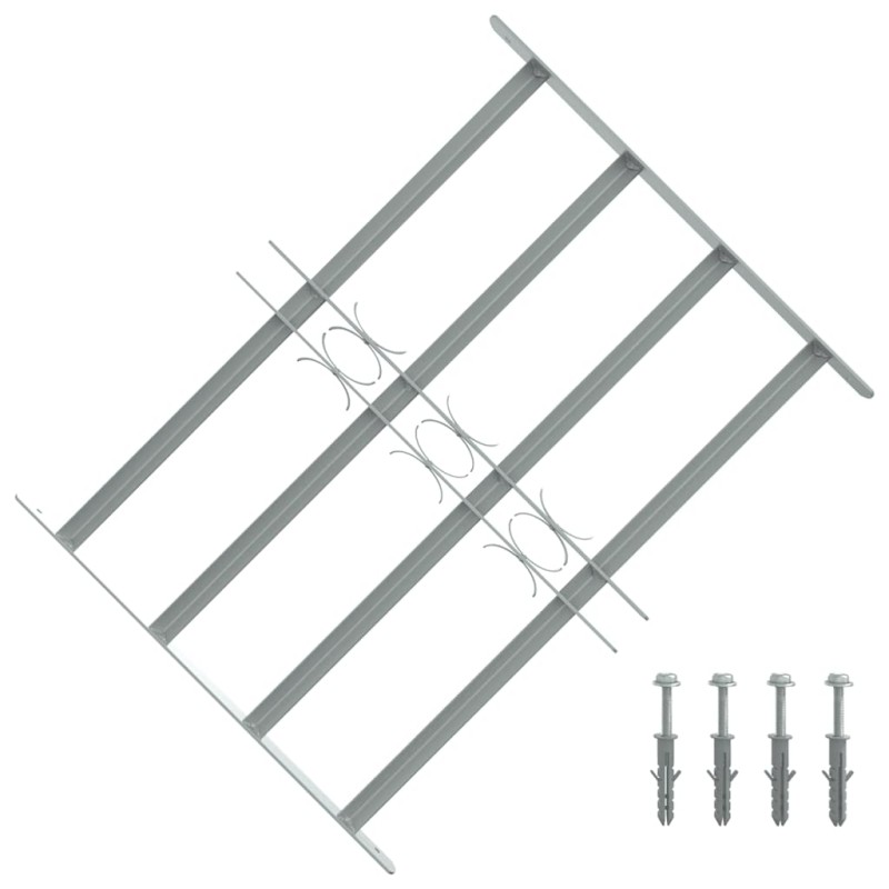 vidaXL Τοίχοι Παραθύρων 500-650 mm Γαλβανισμένος Χάλυβας Ασημί