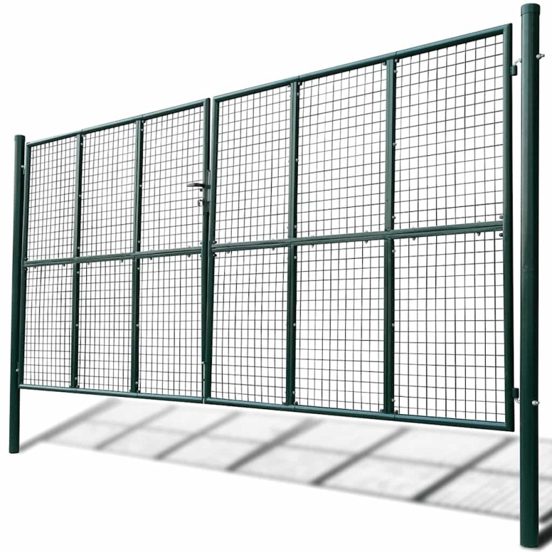 vidaXL Πόρτα Κήπου από Πλέγμα 400x200 εκ.