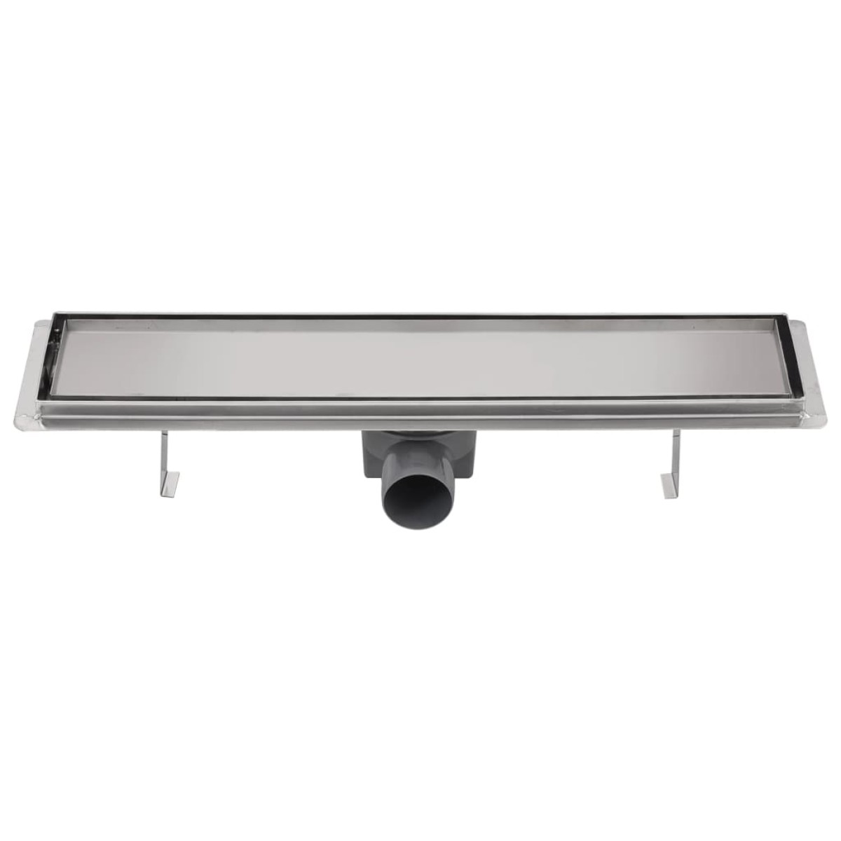 vidaXL Σιφόνι Ντουζιέρας Γραμμικό 530 x 140 χιλ. από Ανοξείδωτο Ατσάλι