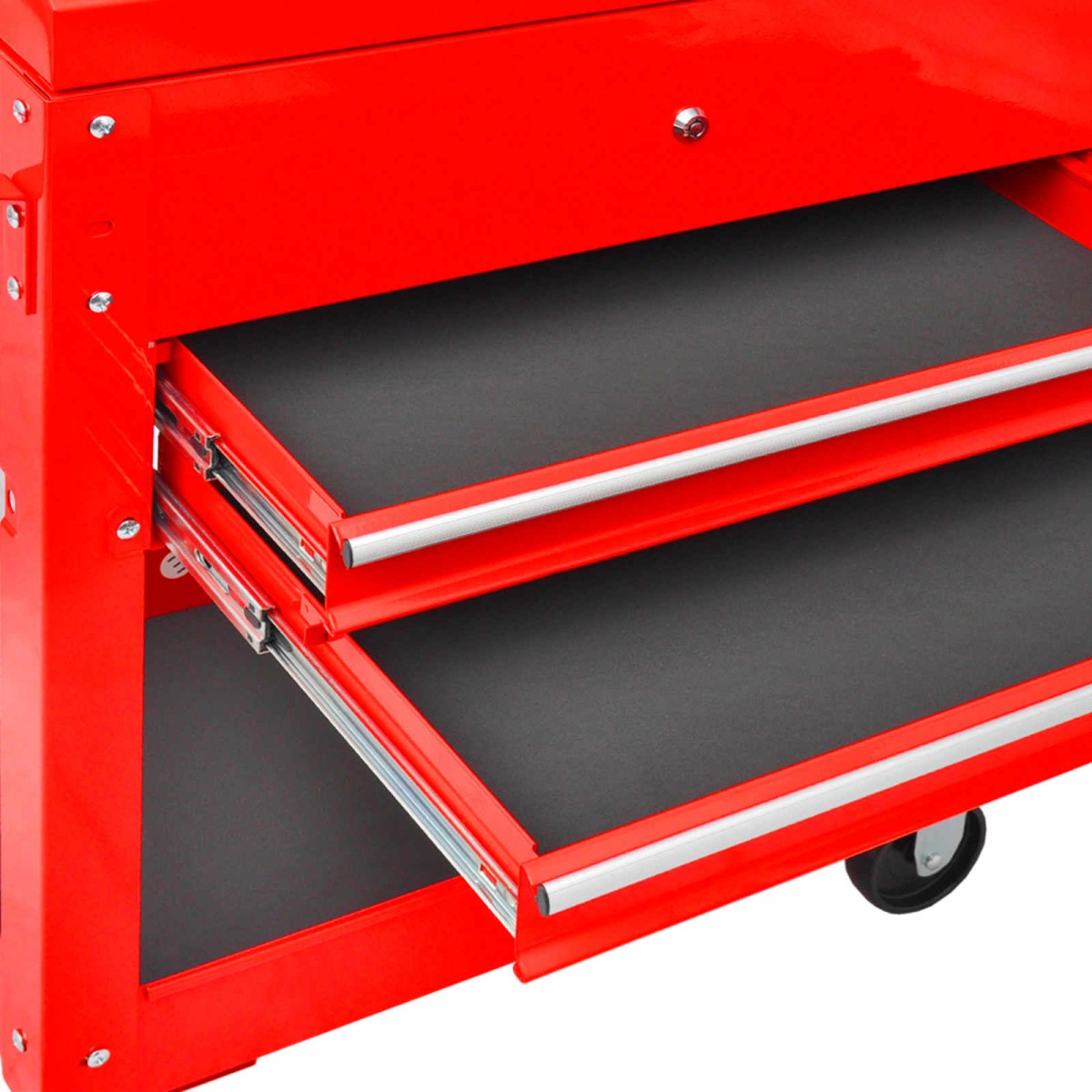 vidaXL Καρότσι εργαλείων Κόκκινο 70.5 x 37 x 71 cm Ατσάλι