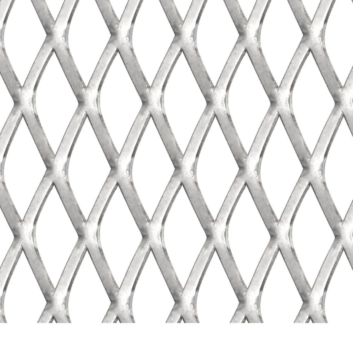 vidaXL Πλέγμα Ανεπτυγμένο 100x85 εκ. / 20x10x2 χιλ. Ανοξείδωτο Ατσάλι