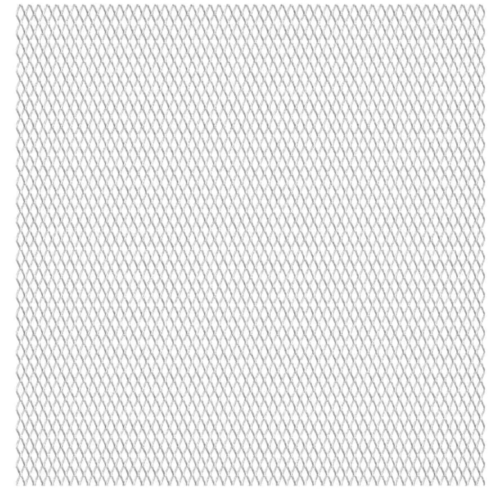 vidaXL Πλέγμα Ανεπτυγμένο 50x50 εκ. / 30x17x2,5 χιλ. Ανοξείδωτο Ατσάλι