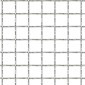 vidaXL Πλέγμα Κατσαρό Καρέ Φύλλα 50x50 εκ. / 11x11x2 χιλ. Ανοξ. Ατσάλι