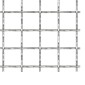 vidaXL Πλέγμα Κατσαρό Καρέ Φύλλα 50x50 εκ. / 11x11x2 χιλ. Ανοξ. Ατσάλι