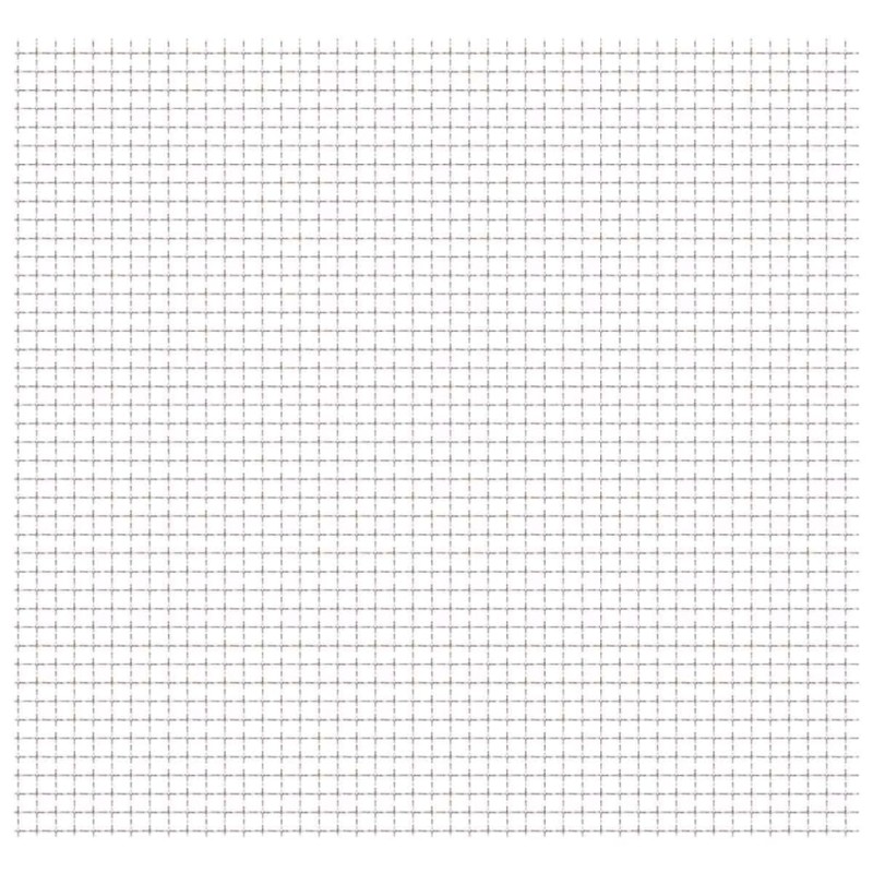 vidaXL Πλέγμα Κατσαρό Καρέ Φύλλα 100x85 εκ./31x31x3 χιλ. Ανοξ. Ατσάλι