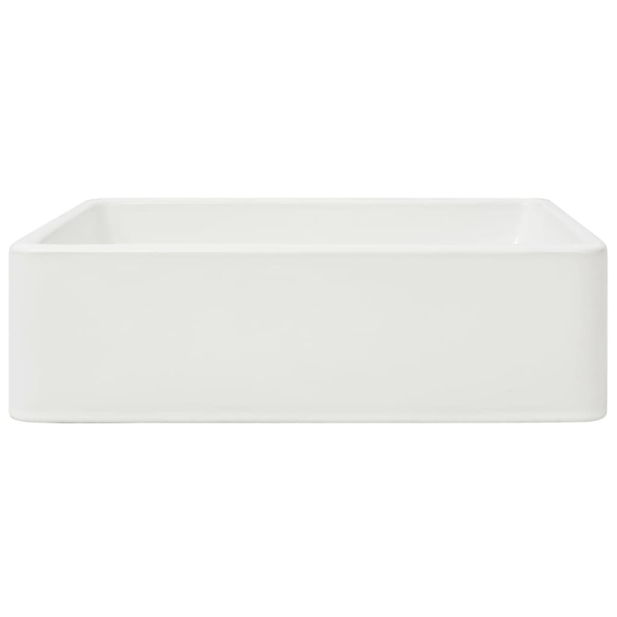 vidaXL Νιπτήρας Λευκός 41 x 30 x 12 εκ. Κεραμικός