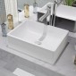 vidaXL Νιπτήρας Λευκός 41 x 30 x 12 εκ. Κεραμικός