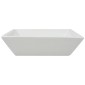vidaXL Νιπτήρας Τετράγωνος Λευκός 41,5 x 41,5 x 12 εκ. Κεραμικός