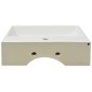vidaXL Νιπτήρας με Οπή Βρύσης Λευκός 51,5 x 38,5 x 15 εκ. Κεραμικός