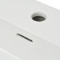 vidaXL Νιπτήρας με Οπή Βρύσης Λευκός 51,5 x 38,5 x 15 εκ. Κεραμικός