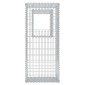 vidaXL Συρματοκιβώτια Στύλοι/Γλάστρες 2 τεμ 50 x 50 x 120 εκ. Ατσάλινα