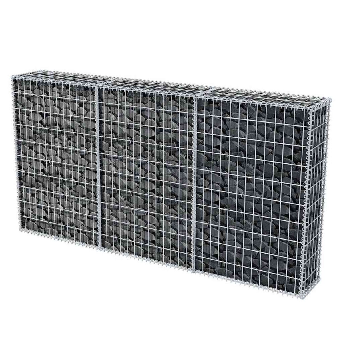 vidaXL Συρματοκιβώτιο 200 x 30 x 100 εκ. από Γαλβανισμένο Χάλυβα