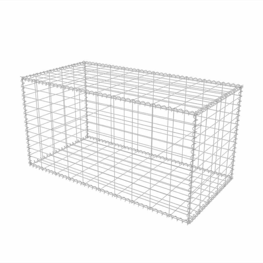 vidaXL Συρματοκιβώτιο 100 x 50 x 50 εκ. από Γαλβανισμένο Χάλυβα