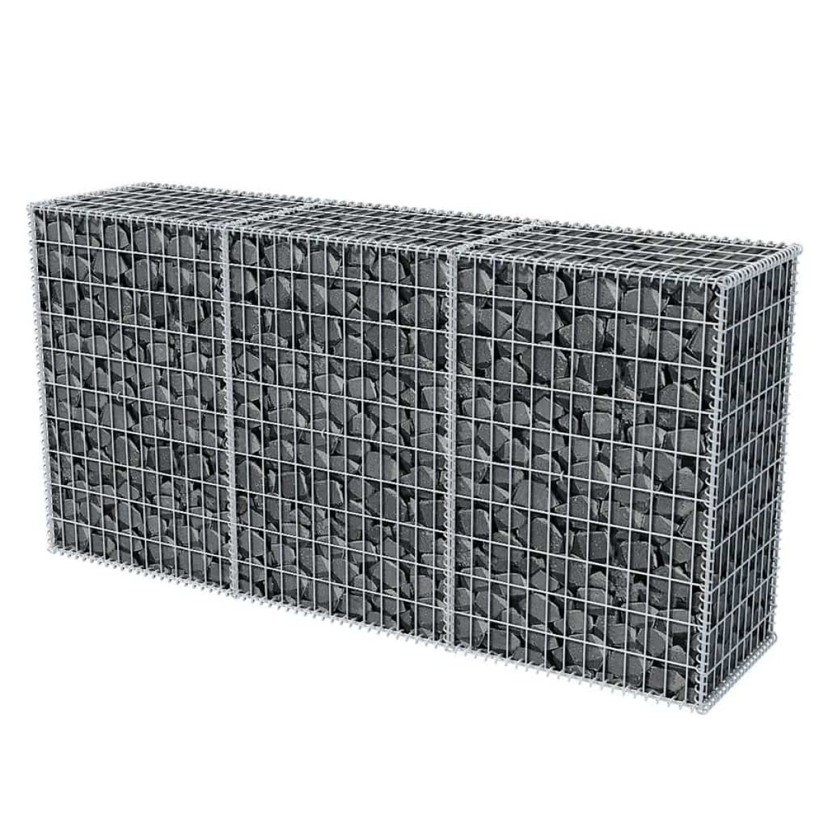 vidaXL Συρματοκιβώτιο 200 x 50 x 100 εκ. από Γαλβανισμένο Χάλυβα