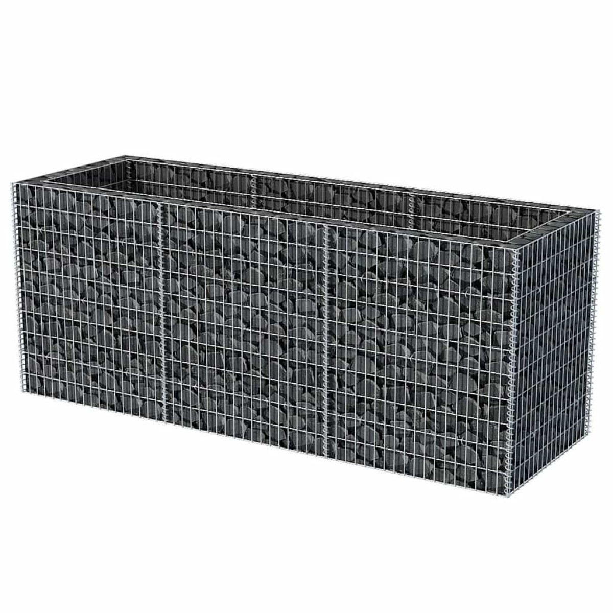vidaXL Συρματοκιβώτιο - Γλάστρα Υπερυψωμένη 270x90x100 εκ. Ατσάλινη