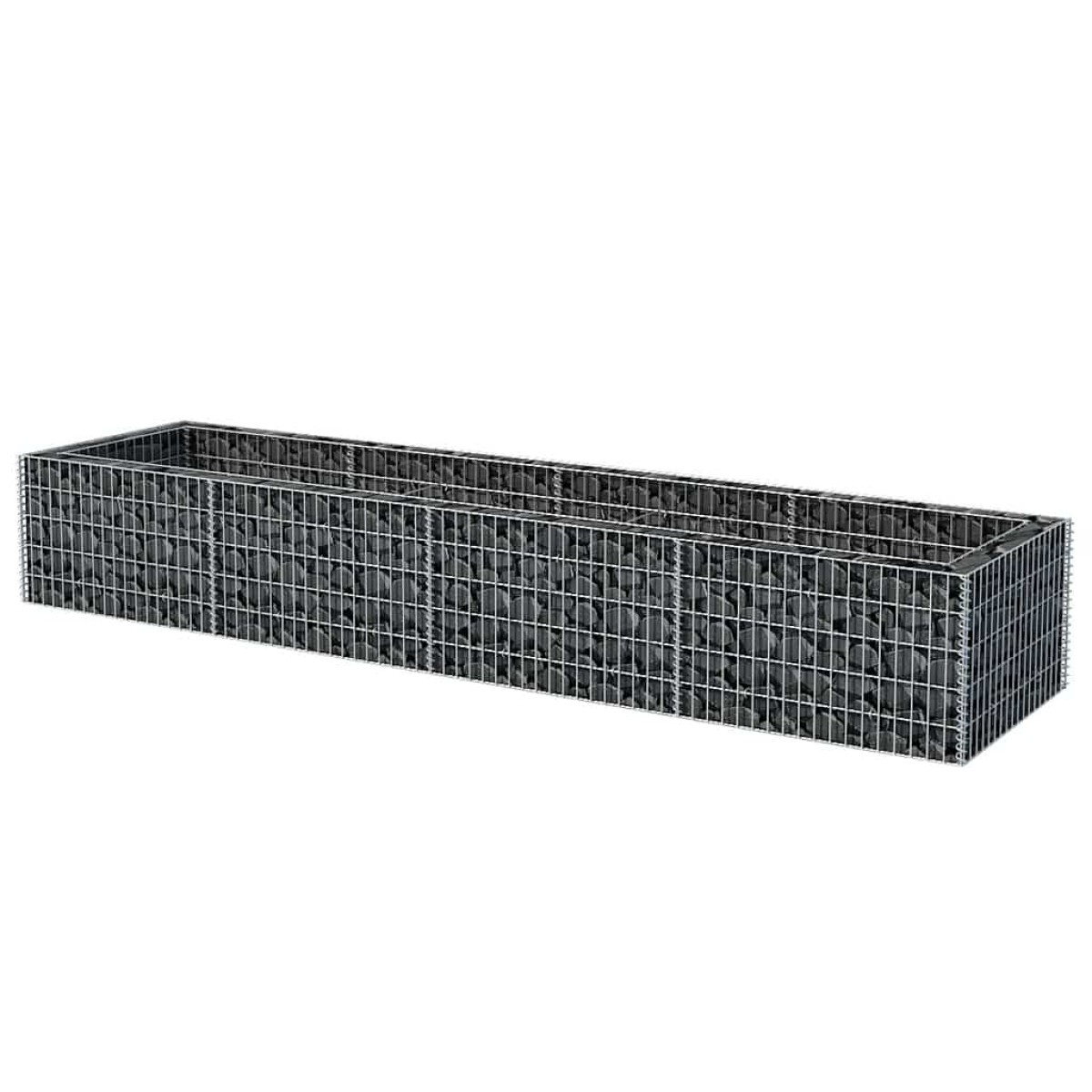 vidaXL Συρματοκιβώτιο - Γλάστρα Υπερυψωμένη 360x90x50 εκ. Ατσάλινη
